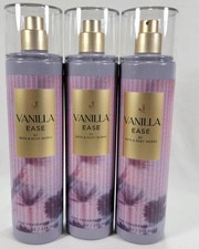 3X Bath Body Works VANILLA EASE Fine Fragrance Mist 8 oz SOLD OUT HTF DEAL