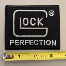 Glock Perfection (Embroidered Iron on patch) Firearm