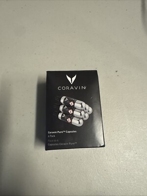 Coravin Pure Argon Capsules - 6 Pack - Preserve - For Coravin EXP 03/25