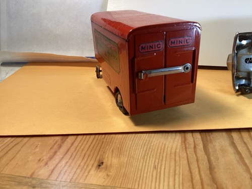 VINTAGE TRIANG MINIC TRANSPORT ARTICULATE 4 AXEL DELIVERY TRUCK NO KEY - Picture 9 of 13