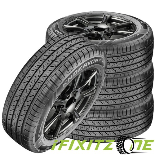 4 Cooper Endeavor Plus 225/60R18 100H Tires, 680AA AllSeason