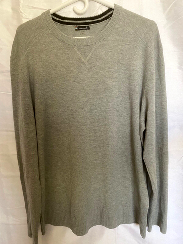 Mens Smartwool Gray Merino Wool Blend Crewneck Pullover Sweater Size XL