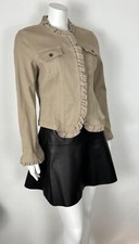 Marc Bouwer Women s Jacket Cotton Ruffled Lon...