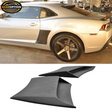 Fits 10-15 Chevy Camaro Side Rear Body Scoops Unpainted Pair Pu