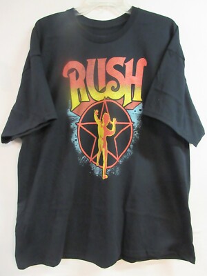 RUSH OFFICIAL MERCH OMBRE STARMAN 2023 BAND CONCERT MUSIC T-SHIRT 2XL / XXL