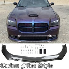 Front Bumper Lip Splitter Parts Strut Rods For Dodge Magnum Rt Srt8 Carbon Style Front Bumper Lip Splitter Parts Strut Rods For Dodge Magnum Rt Srt8 Carbon Style