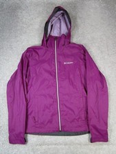Columbia Jacket Womens Small Purple Hiking Windbreaker