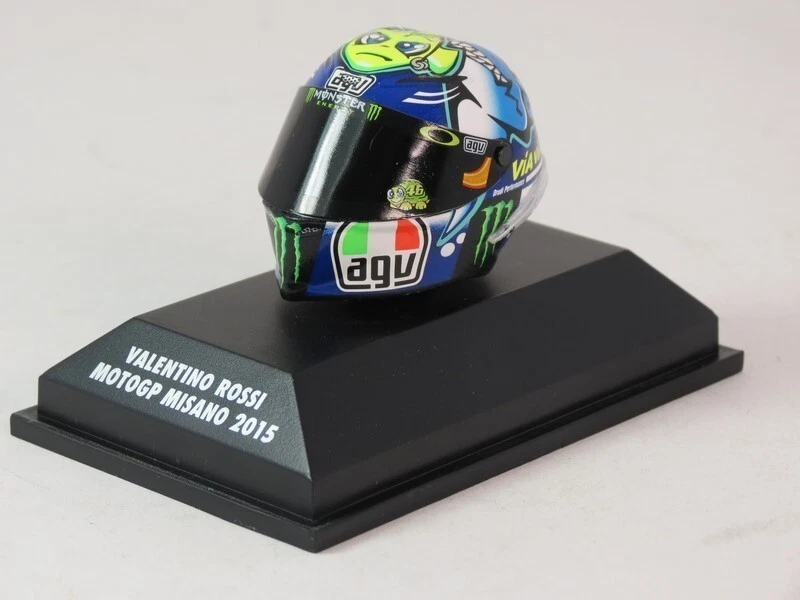 Casco Minichamps Valentino Rossi AGV MotoGP Misano 2015 1/8 398150096 Foto 2 de 4