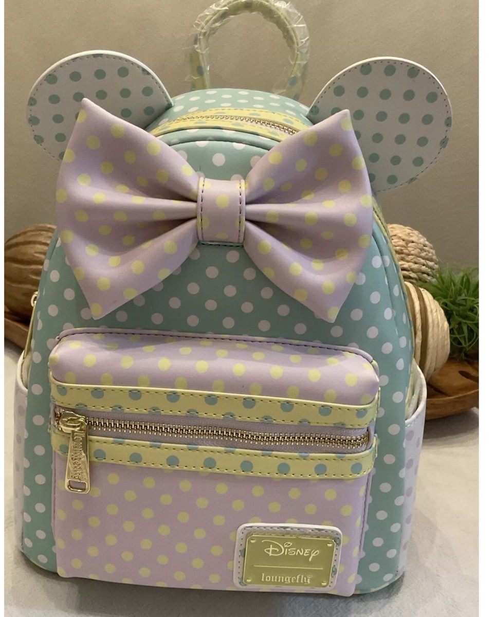 Loungefly Exclusive Disney Minnie Mouse Pastel Polka Dot  display picture 1