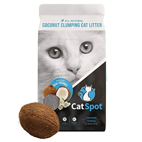Castspot Kokosnuss klumpendes Katzenstreu, leichtes Katzenstreu - 8,5 Pfund - Bild 1 von 3