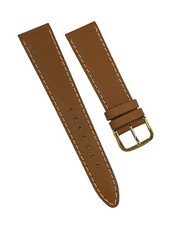 Original NOS Seiko Brown Leather 20mm X 17mm Band Strap