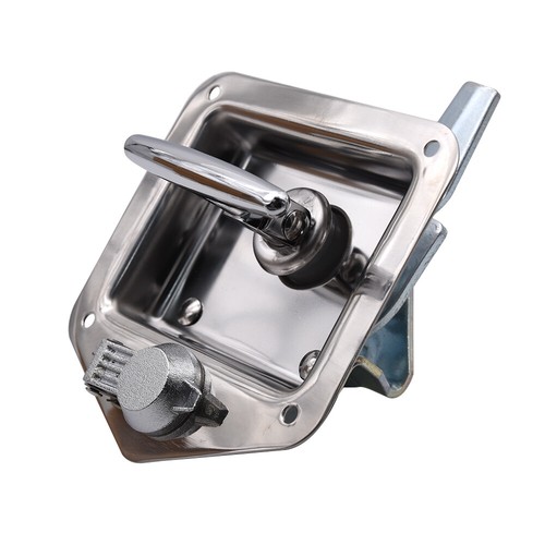 Trailer Door Latch T-Handle Locking Stainless Steel RV Truck Tool box Durable - Picture 4 of 12