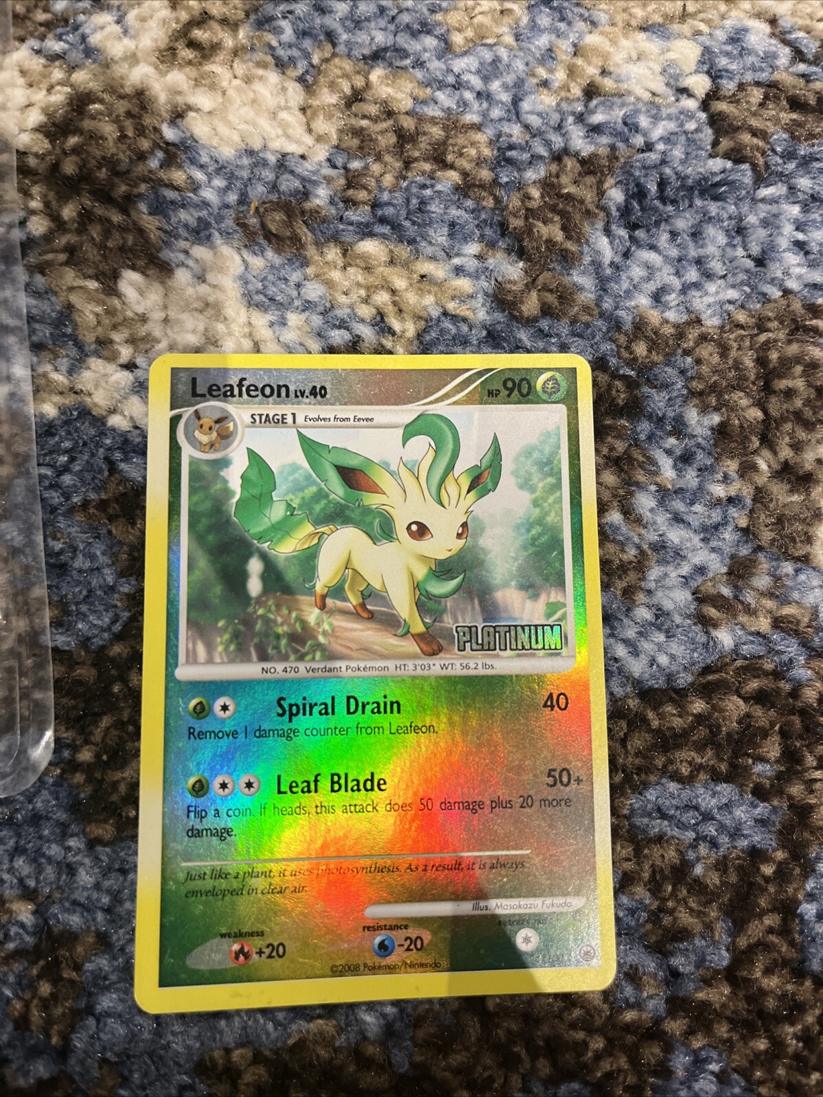 Pokémon TCG Leafeon Majestic Dawn 24/100 Reverse Holo Promo Promo