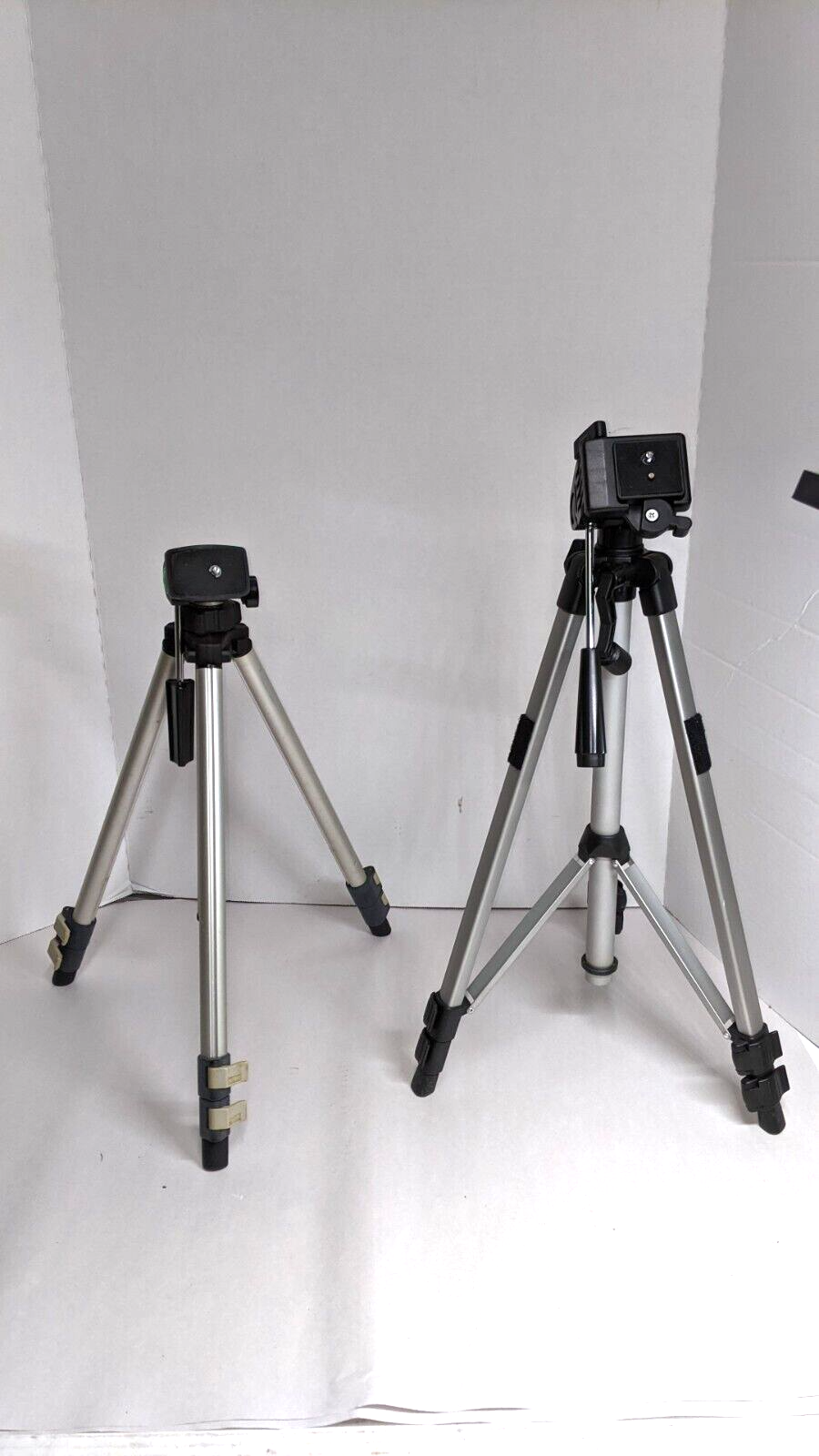 Slik Insta-Lok 500G-FL and one other Lightweight Aluminum Camera Tripods