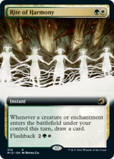1 x Rite of Harmony - Extended Art - Innistrad: Midnight Hunt - NM-Mint - MTG