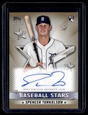 2022 Topps Update Baseball Stars Autographs Gold Spencer Torkelson Auto 05/50