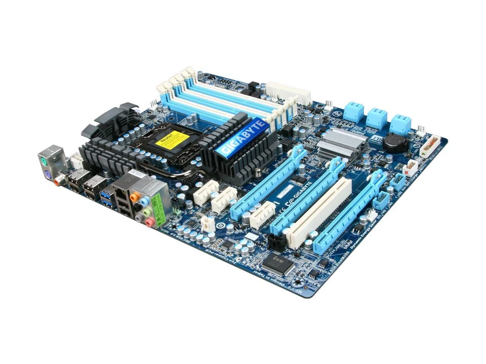 GIGABYTE GA-X58-USB3 Intel X58 LGA 1366 USB 3.0 ATX Motherboard - Image 2 of 4