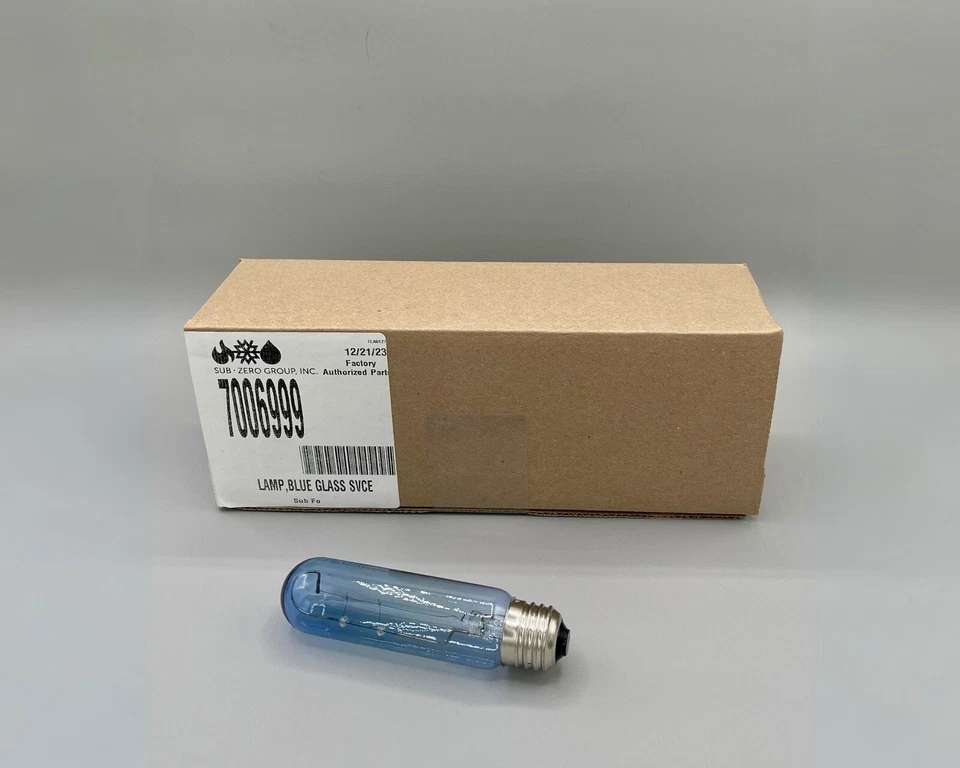 7006999 Sub-Zero Blue Glass Bulb Pack of 2 for Refrigerator BI Series 700 IC-27 - Image 2 of 2
