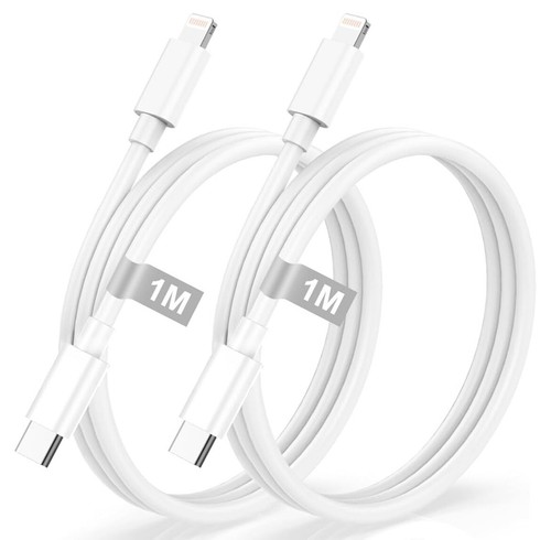 USB C to iPhone Cable 2 Pack 1m 2m White Durable 20W Fast Charging Lead iPhone - 第 25/27 張圖片