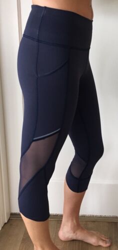 Lululemon Size 4 Home Stretch Crop Blue 