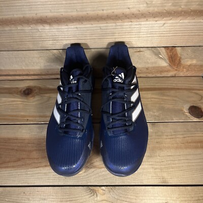 NEW Mens 7 - Adidas Adizero Afterburner 8 Navy Blue Metal