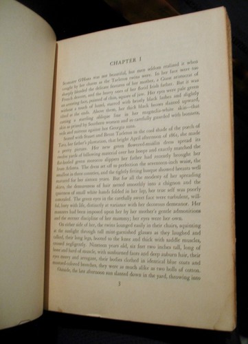 GONE WITH THE WIND-Margaret Mitchell-Rare Book-June 1936 Edition-Nice condition! - Picture 4 of 10