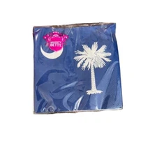 Boston International Cocktail Beverage SC Palmetto Tree Paper Napkins, 5 x 5