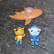 Octonauts Captain Barnacles And Kwazil Plastic Figures And Gup B