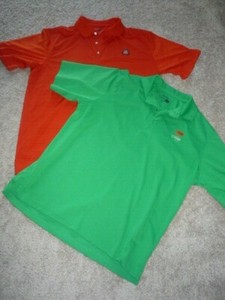 bright colored golf shirts