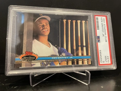1991 STADIUM CLUB BASEBALL #270 KEN GRIFFEY JR. PSA 9 MINT HOF FREE SHIP