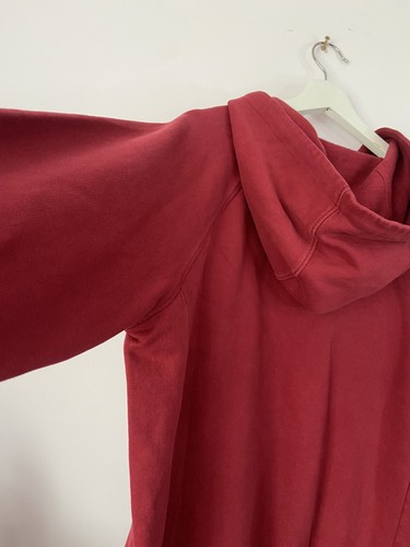 GYM+COFFEE Maroon Red Make Life Richer Hoodie Oversized Casual Small - Picture 12 of 12