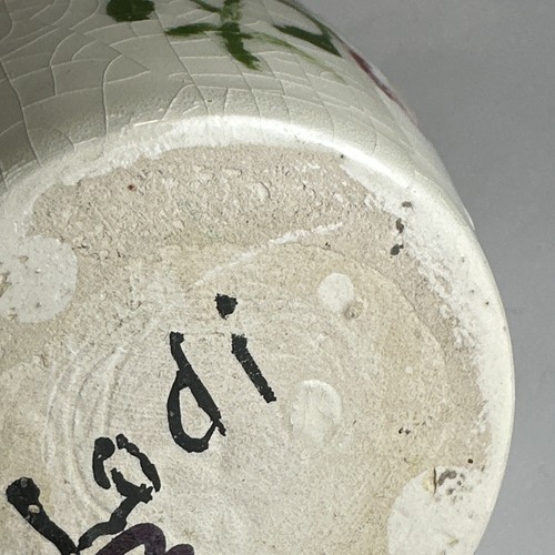 Vintage handbemalte Keramik Vase signiert LODi - Bild 5 von 12