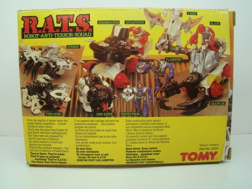 TOMY - R.A.T.S - ROBOT ANTI TERROR SQUAD - TWIN-HORN - 1983 - BOITE - ANCIEN - - Foto 9 di 10