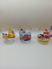 1978 Garfield And Friends Jim Davis McDonald's Glasses Set Of 3