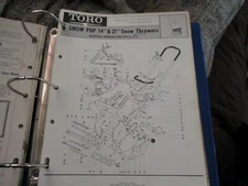Toro 14 & 21 inch 31411 31501 snow pup snow thrower Parts Catalog Manual