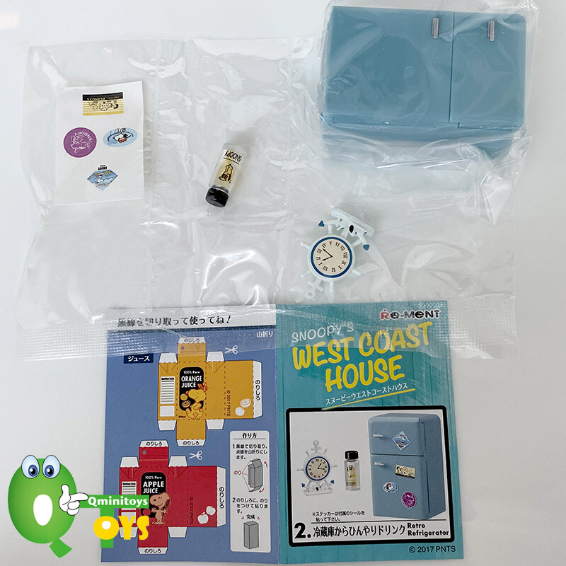 Rare 2018 Re-Ment Snoopy West Coast House (Sold individually