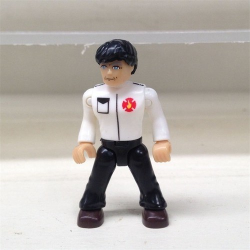 Mega Bloks CAT Firefighter Prisoner Building Blocks Figure Model Doll Toy 1X - Picture 12 of 25
