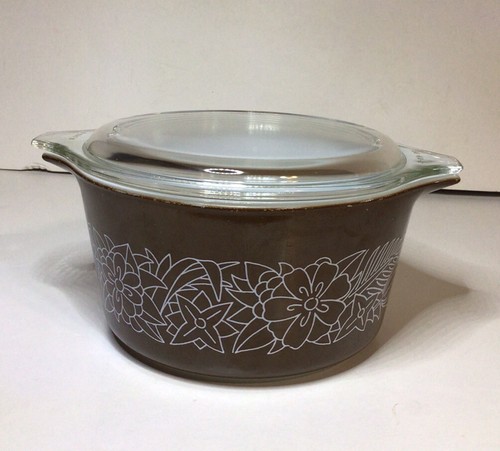 Pyrex Woodland Casseruola Rotonda con Coperchio 473 B 1 Litro - Foto 3 di 12
