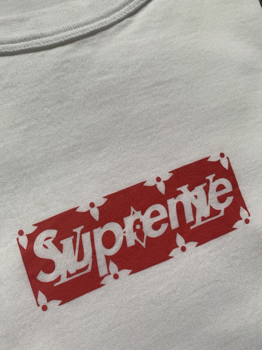 SS17 Supreme LV Louis Vuitton Box Logo Tee Shirt 5L XL) eBay