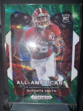 2021 Panini Prizm Draft Picks - All-American Green Wave Prizm #186 Devonta Smith