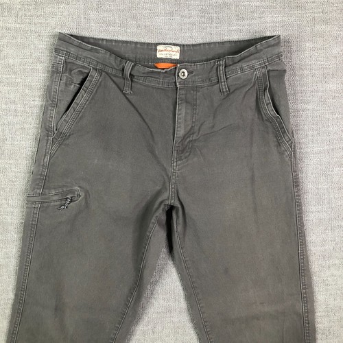 Weatherproof Pants Mens 32x30 Gray Trevorland Canvas Utility Relaxed Tag 34x32