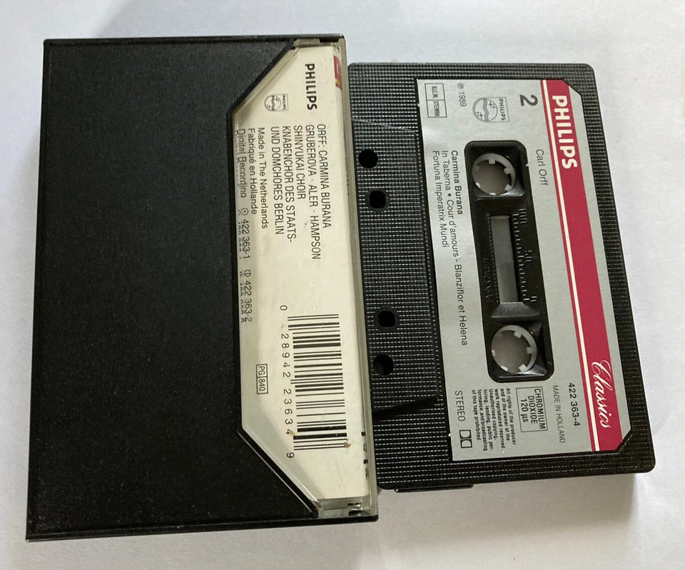 Carl Orff - Berliner Philharmoniker / Seiji Ozawa – Carmina Burana cassette - Image 3 of 4