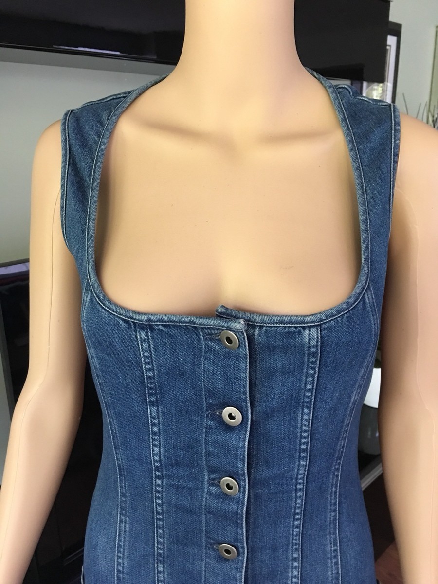 Stella Mccartney Denim Mini Dress IT 40 SO SEXY! | eBay
