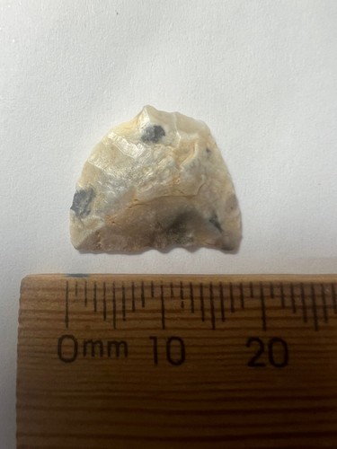 GENUINE STONE AGE Ancient Neolithic Scrapping Tool + POUCH - Picture 4 of 5