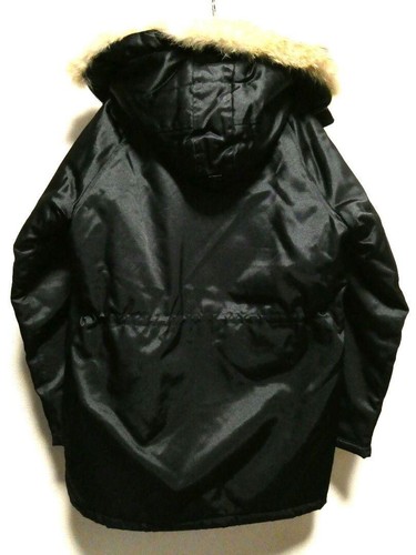 SPIEWAK N-3B Military Coat Jacket men black TITAN CLOTH Vintage 90's - Picture 2 of 5