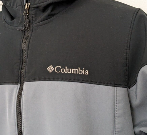 Columbia Ascender Softshell Jacket for Men's Size Small Gray/Black - Picture 3 of 8