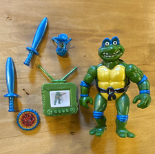 Vintage 1992 TMNT Toon Leo Action Figure Leonardo Playmates Complete