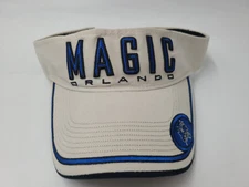Vintage Orlando Magic Drew Pearson Marketing Sun Visor Adjustable Hat Cap NBA