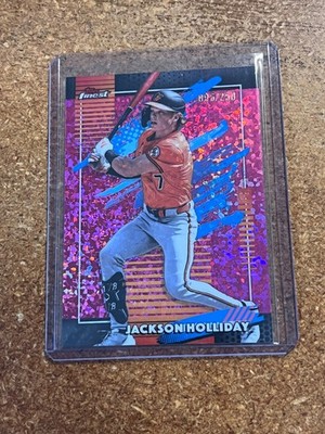 2026 Topps Finest Uncommon Pink Mini Diamonds # 104 Jackson Holliday 095/250