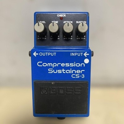 BOSS CS-3 Compression Sustainer Guitar Bass Effects Pedal Used